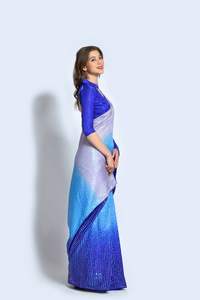 Relancement de notre collection de saris en soie Vichitra, un best-seller de Bollywood, par Fabzone - Product Image 3