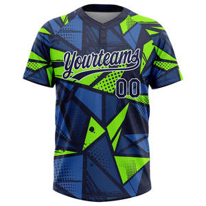 Maillot de baseball personnalisé de haute qualité pour jeunes, uniforme de sport vierge à sublimation, design créatif, pour softball - Product Image 3
