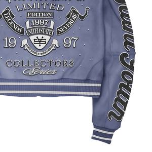 Veste universitaire en laine 100% pour homme et femme, personnalisable avec logo OEM, style streetwear d'hiver, unie et vierge - Product Image 5