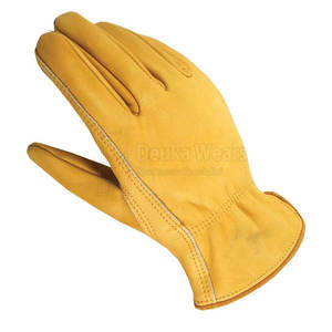 Gants de conduite sur mesure, confortables et résistants à la chaleur, en cuir de haute qualité, pour la sécurité des mains. - Product Image 4