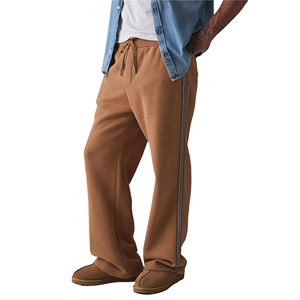 กางเกงวอร์มผ้าคอตตอนเนื้อเรียบสำหรับผู้ชายสำหรับฤดูหนาวกางเกงวิ่งแบบลำลองแห้งเร็วเนื้อผ้าระบายอากาศได้ดี - Product Image 2