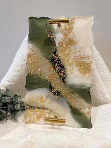 Bandeja de resina duradera, ideal para almacenar especias, aceites y salsas en la cocina, elegante exhibición para encimera. - Product Image 2