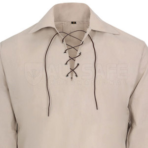 Tendance Haute Qualité Personnalisé Highland Jacobite Ghillie Coton Chemise Hommes Enfants À Manches Longues Renaissance Festival Médiéval - Product Image 2