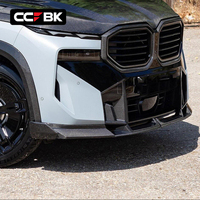 Pour BMW XM Label Rouge G09 2022-2026 Extension de becquet avant en fibre de carbone sèche style LD