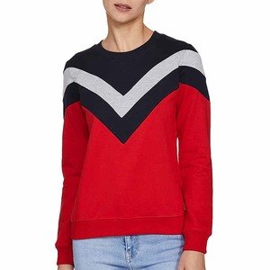 Sweat-shirts pour femmes tendance personnalisés en vente chaude, 100% polyester/coton polaire, nouveau style, motif uni imprimé pour l'hiver - Product Image 1