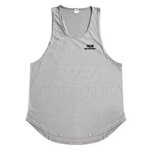 Camiseta sin mangas de gimnasio transpirable de secado rápido al por mayor Camiseta sin mangas de gimnasio de bajo precio Ropa de entrenamiento sin mangas Camiseta sin mangas para hombres - Product Image 6