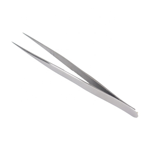 Stainless Steel Precision Straight Cusp Acumination Eyelash <b>Tweezers</b> Fine Crafts Mobile Tool for <b>Blackhead</b> Removal Black Color - Product Image 4