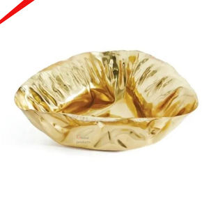 Tazón de chocolate con acabado dorado de aspecto real superventas para hotel y restaurante - Product Image 3