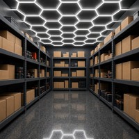 Lámpara Industrial de Techo Alto Tipo Panal para Almacenes, Cobertura de Gran Área, Iluminación para Talleres y Instalaciones de Almacenamiento - 1