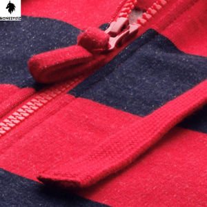 เสื้อแจ็คเก็ตมีซิปแบบคู่สำหรับผู้ชายเสื้อฟลีซซักได้สไตล์วินเทจผ้าฟลีซเทอร์รี่น้ำหนักทันสมัย - Product Image 5