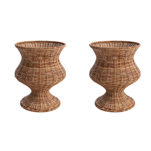 Natural-Look Home Decor <b>Rattan</b> Flower Vase <b>Rattan</b> Urn Vase Flower <b>Pots</b> Hotel Supplies Home Bedroom Decor Wholesale From Vietnam - Product Image 2