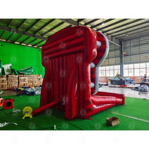 Il basket gonfiabile all'aperto collega quattro giochi gonfiabili di rimbalzo del tiro al bersaglio di pallacanestro giochi per il noleggio del partito - Product Image 4