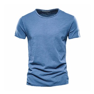 Camiseta de algodón de gran calidad para hombre, camiseta informal de verano con botones y cuello de manga corta para ropa informal, camisetas - Product Image 5