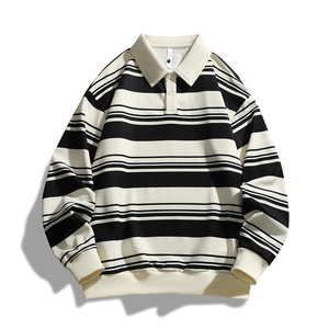 Camiseta Personalizada con Logotipo para Hombre, Estilo Formal, Corte Regular, Manga Larga, Cuello Redondo, Antiarrugas, Secado Rápido, Impresión de Logotipo Frontal - Product Image 1