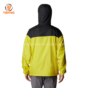 Venta caliente 2025 personalizado 3 capas transpirable cortavientos ligero impermeable chaqueta Stand Collar patrón para la temporada de invierno OEM - Product Image 4
