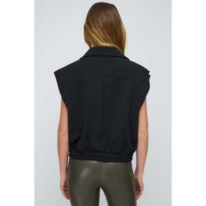 Chaleco Informal Negro con Bolsillos 100% Poliéster - Product Image 5