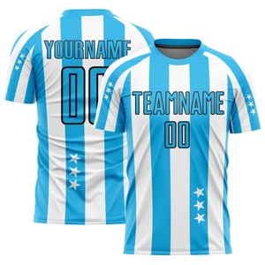 Jersey uniforme de fútbol pantalones cortos para hombre camisa de media manga Argentina Liga partido jugador fútbol Jersey ropa deportiva Kit - Product Image 3