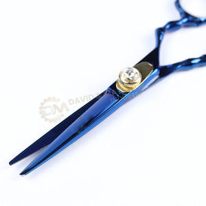 Tijeras de corte de pelo de peluquero de acero inoxidable japonés profesional de alta calidad VG10 herramienta de belleza de salón recto personalizado Sharp - Product Image 2