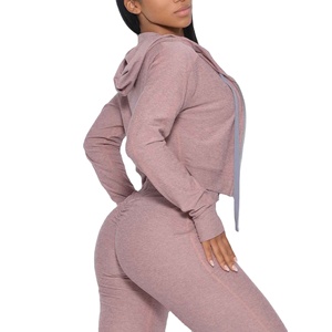 Workout Sets for Women 3 Piece High Waisted <b>Leggings</b> <b>Crop</b> Top Jacket Gym Yoga Sports Bra Sets in All Weathers casual 2026 - Product Image 2