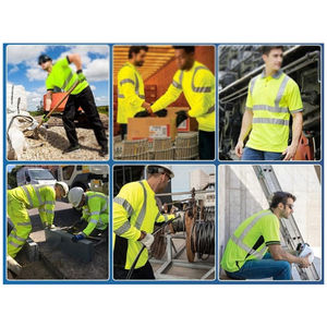 Camisetas de Seguridad Reflectantes Personalizadas, Alta Visibilidad, Material de Algodón y Poliéster, Alta Calidad, Hechas en Pakistán, Colores y Logotipos Personalizados - Product Image 4