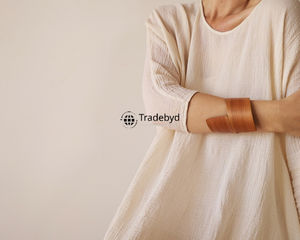 Brazaletes de madera amigables para viajes de calidad superior Accesorios apilables ligeros Uso diario Unisex por Tradebyd - Product Image 2