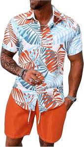 Conjunto Deportivo de Verano de Manga Corta para Hombre de Primera Calidad, Camiseta y Pantalones Cortos, Conjuntos Personalizados con Estampado para Hombre - Product Image 3