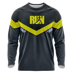 T-shirt de sport à manches longues à séchage rapide pour la course à pied Haut de sport professionnel - Product Image 4