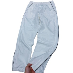 Custom Men's Casual Wide Leg Embroidery Joggers Sweat Pants Elastic Waist Cotton Eco-Friendly Breathable Fitness Winter - Product Image 1