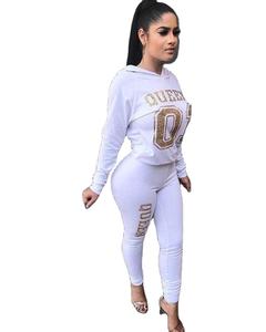 Survêtement de mode le plus vendu ensemble 2 pièces vêtements pour femmes survêtements amples d'hiver ensembles décontractés - Product Image 1