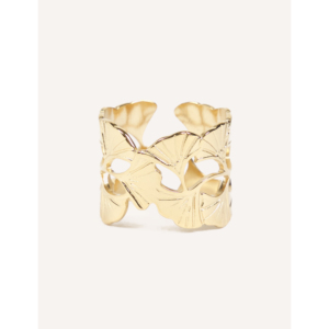 Anello alla moda in acciaio inossidabile dorato YXQ R47 - Product Image 1