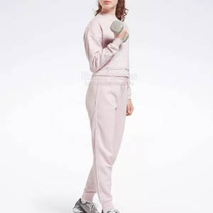 Combinaison de survêtement deux pièces classique avec polaire douce et coupe confortable combinaison de survêtement en coton confortable parfaite pour un usage quotidien - Product Image 1