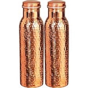 ขวดน้ำทองแดงโลหะสำหรับเก็บน้ำดื่มขวดน้ำและน้ำผลไม้ดีไซน์ใหม่ - Product Image 2