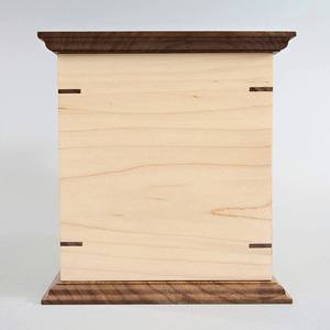 Handmade Wooden Urn for Human Ashes Adult Size <b>Memorial</b> Cremation <b>Box</b> Natural Wood Funeral Keepsake Urn Eco Friendly - Product Image 3