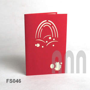 New Style 3D Pop-up Greeting Card <b>Rainbow</b> Offset Printing Paper Souvenir for Festivals Like Valentine's Day and <b>Birthday</b> - Product Image 4