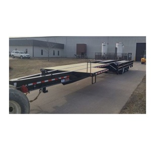 Remorques puissantes dotées de configurations à triple essieu de 21 000 lb et d'un plateau de 24 pieds avec une queue de cygne de 5 pieds - Product Image 2