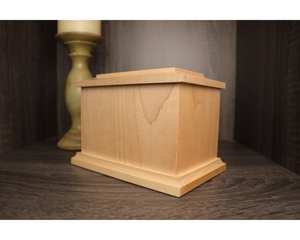 Wood Pet Urn for <b>Ashes</b> <b>Dog</b> Cat <b>Box</b> Personalized Cremation Casket Engraved Bespoke Small Medium Large - Product Image 5
