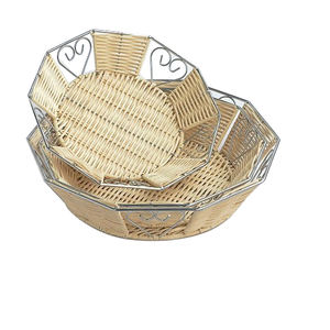 Vaisselle Bonne Qualité Style Unique Panier Design Attrayant Forme et Taille Fil de Fer Corbeille à Fruits Décoration Contenir - Product Image 1