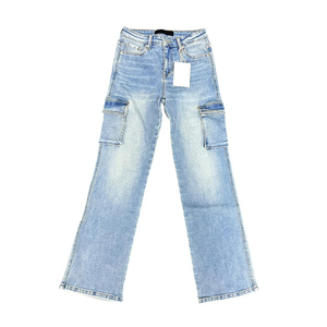 Pantalones vaqueros rectos transpirables - Product Image 1
