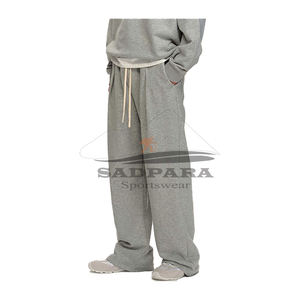 กางเกงวอร์มระบายอากาศของผู้ชายผ้าฝ้ายผ้าฟลีซแห้งเร็วยืดหยุ่นกลางแจ้งฟิตเนสออกแบบโลโก้ได้ตามต้องการ - Product Image 3