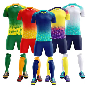 2026 Custom Men's Breathable Soccer Wear Set <b>Top</b> Style Football Jersey With Logo Name <b>Print</b> for Adults Directly From Thailand - Product Image 1