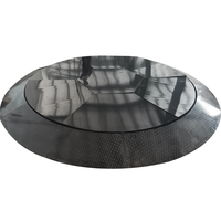 Plateau tournant industriel durable pour entrepôt, 360° ° Plateforme de présentation rotative avec cadre en acier, plateau tournant pour véhicule électrique