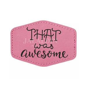 Parches de Cuero Impresos de Diseño Personalizado Ligeros, Precio Económico, MOQ Bajo - Product Image 4