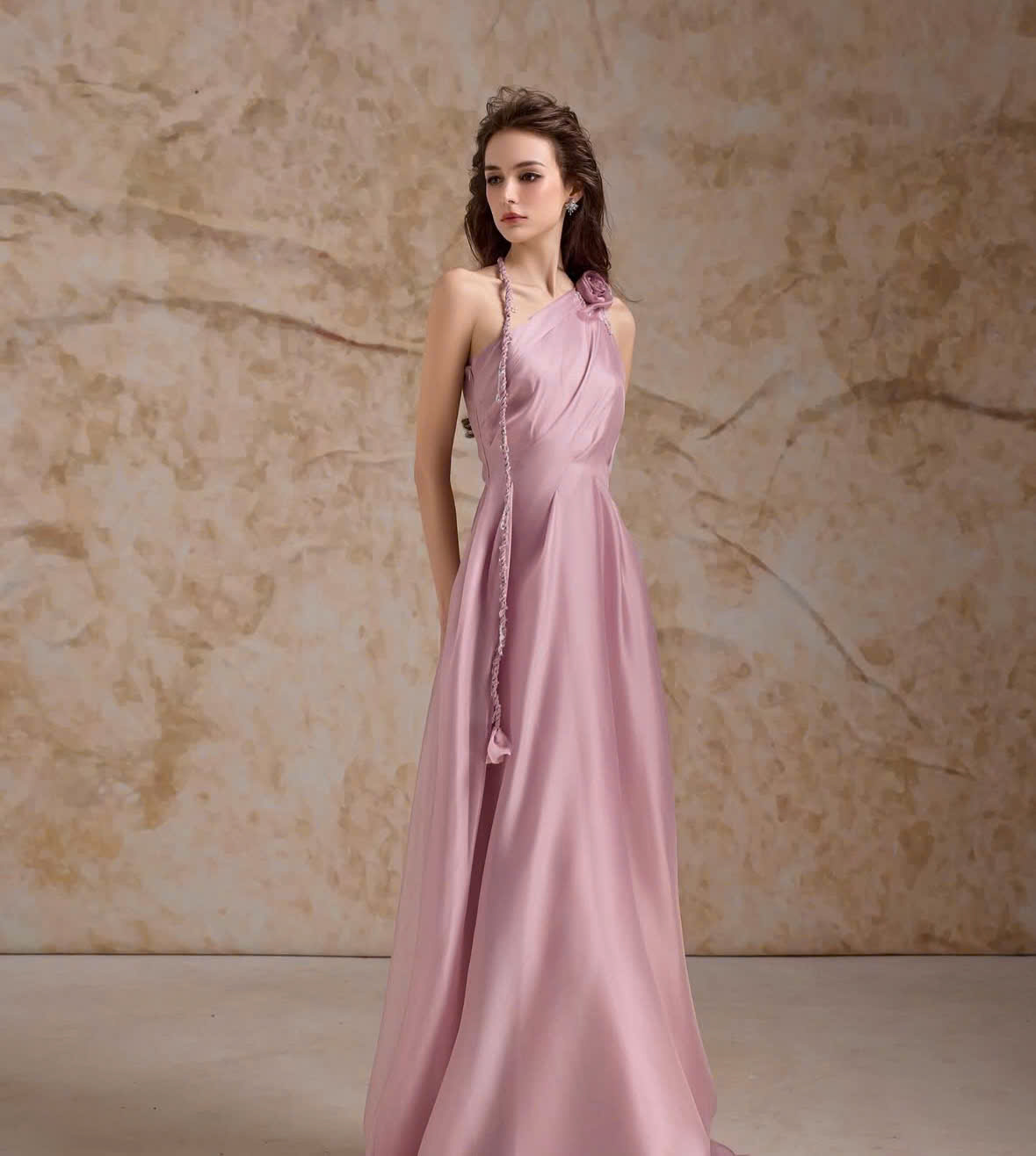 lavender dress women guest for wedding