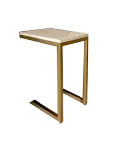 Table basse en métal de dessus en verre de conception élégante de luxe pour la décoration de salon disponible au prix de gros - Product Image 1