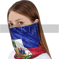 Mignon Haïti Drapeau Multifonction Bonnet Chapeau Haïtien Mode Écharpe Doux Stretch Crâne Cap Chapeaux pour Hommes et Femmes par Raw to Fine