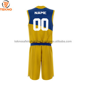 Nouveaux ensembles d'uniformes de basket-ball de sublimation de produit chaud nouveaux maillots et shorts de basket-ball d'entraînement de vêtements de sport entretenus par OEM - Product Image 6
