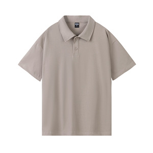 High Quality 260gsm 100%cotton Custom logo Men Polo <b>Shirts</b> Blank <b>Plain</b> Men Golf Short Sleeve <b>Oversize</b> Unisex <b>T</b>-<b>shirt</b> for men - Product Image 4