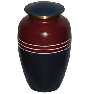 High Quality Modern Brass Cremation Urns With Lining Design Red Color Finished For Human Ashes Metal <b>Funeral</b> <b>Supplies</b> - Product Image 1