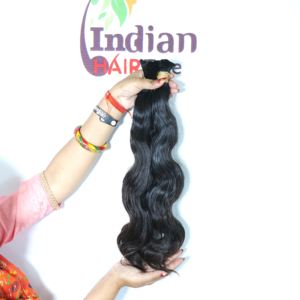 ผมแท้ธรรมชาติจากอินเดีย สีดำ 100% ไม่ผ่านการแปรรูป  จัดเรียงเกล็ดผมอย่างเป็นธรรมชาติ  ไม่ผ่านการใช้สารเคมี  ไม่ผ่านกระบวนการผลิต  ไม่ใช่ผมต่อ - Product Image 3