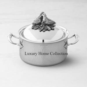 Fancy Black Color Powder Coated Attractive Design Metal Casserole Dish Serving Dish Food Warmer Tabletop Kitchenware Accessories - Product Image 5
